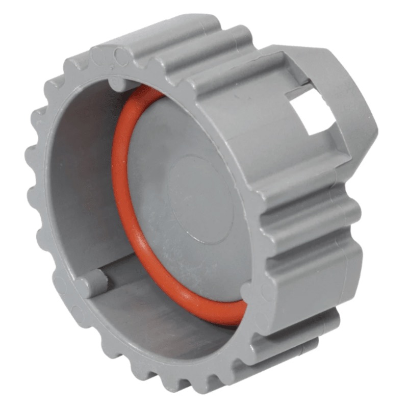 Protective dust cap for Deutsch HD10 series 5 position receptacles
