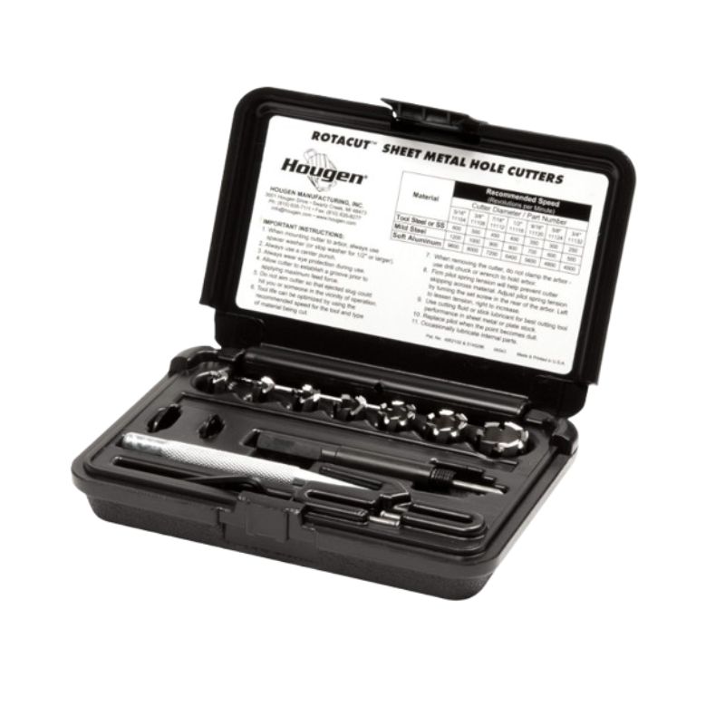 RotaCut™ hole cutter kit 5/16 to 3/4 in X 1/4 in DOC