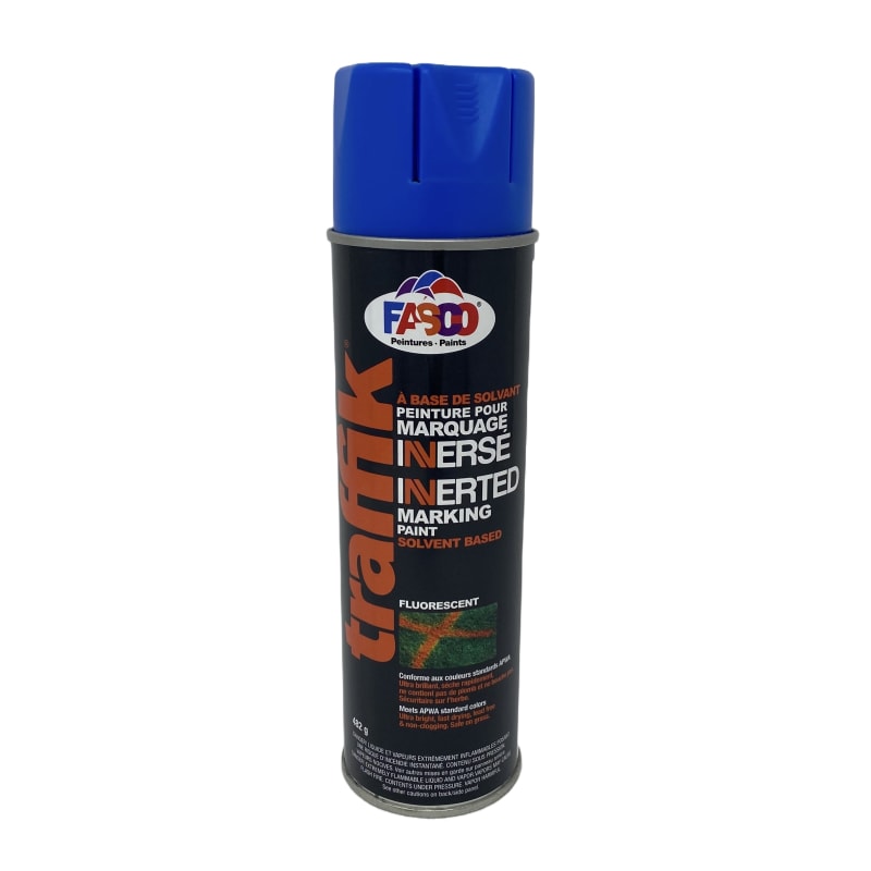 FASCO® Traffik™ inverted marking paint fluorescent blue (482 g)