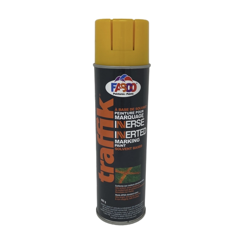FASCO® Traffik™ inverted marking paint utility yellow (482 g)