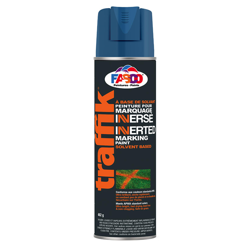 FASCO® Traffik™ inverted marking paint precaution blue (482 g)