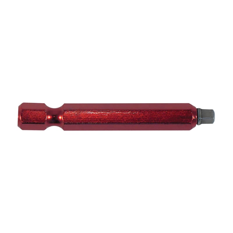 SQ. INSERT BIT R2 X 2(1/4 HEX) RED