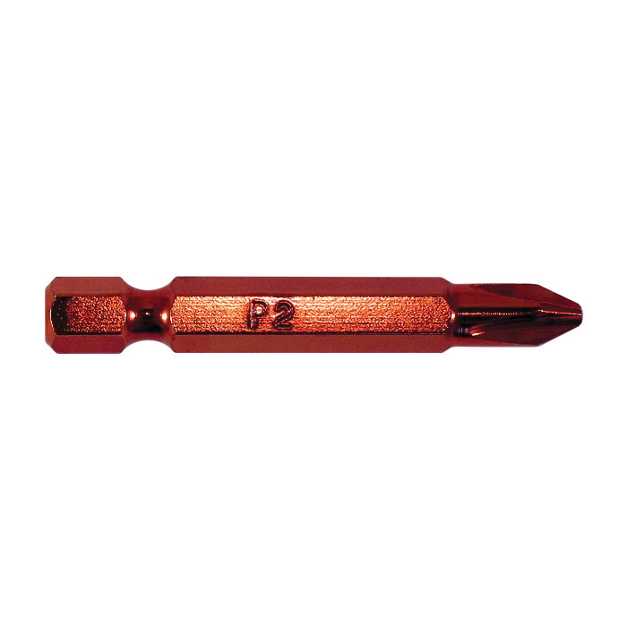 PHILLIPS INSERT P2 X 2 (1/4 HEX) RED