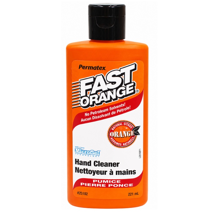 SAVON A MAIN FAST ORANGE AVEC PIERRE PONCE BOUTEILLE 221ML