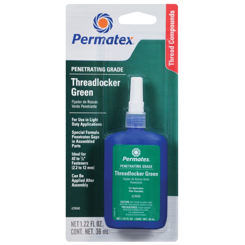 PERMATEX® PENETRATING GRADE THREADLOCKER GREEN, 36 ML