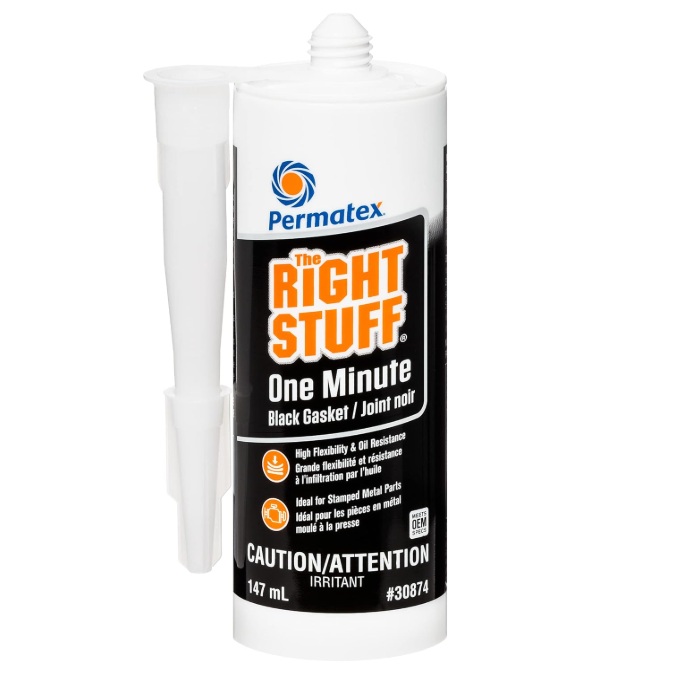 The Right Stuff Gasket Maker, Cartridge, 147 ml, Black