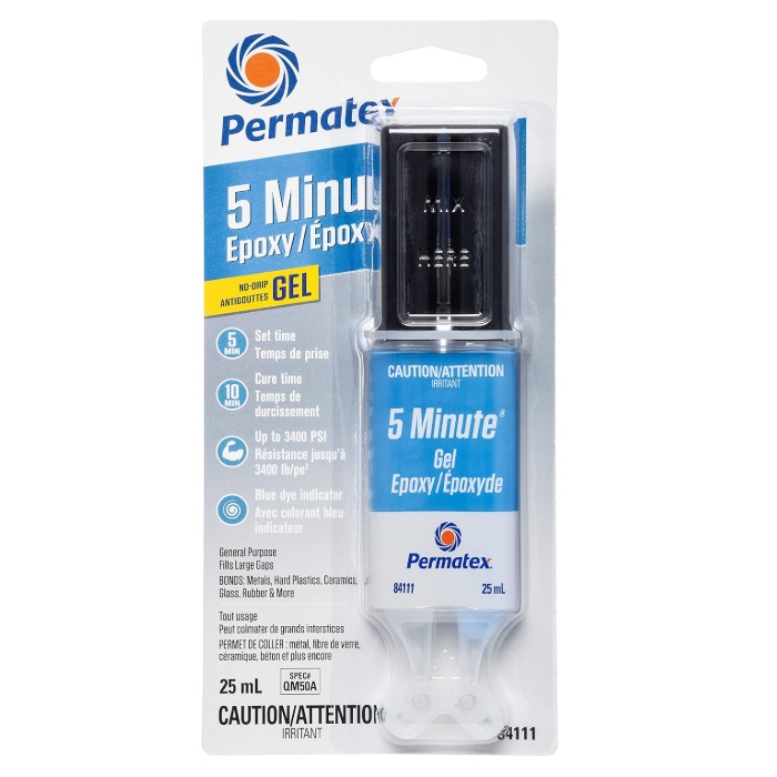 Permatex 5 min. Gen Purpose Epoxy 25ml