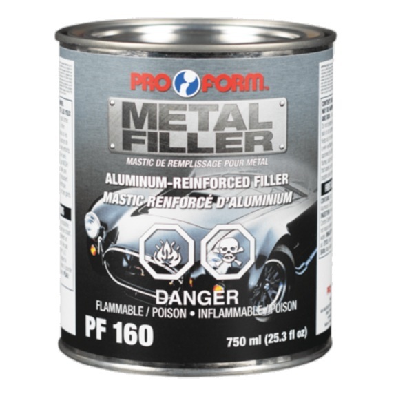 PRO FORM™ aluminum reinforced metal filler (750 mL container)