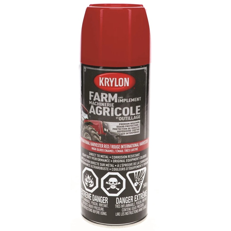 Krylon® Farm & Implement Paint Aerosol International Harvester Red 340 g