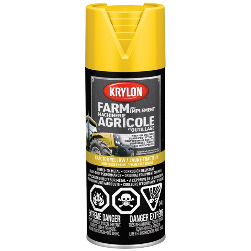 Krylon® Farm & Implement Paint Aerosol John Deere Yellow 340 g