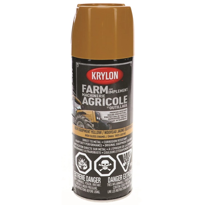 Krylon® Farm & Implement Paint Aerosol New Equipment Yellow 340 g