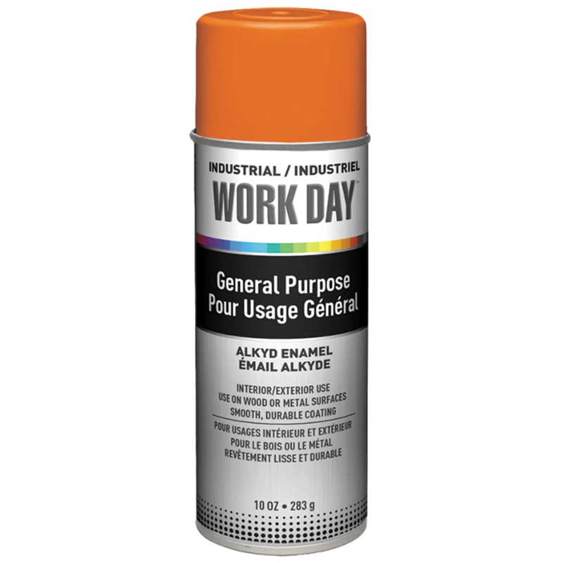 Work Day™ Aerosol Enamel Paint Orange 283 g