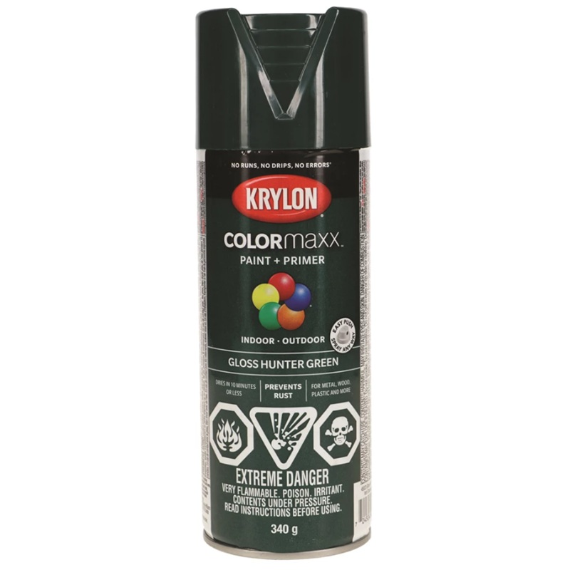 Krylon® COLORmaxx Paint + Primer GLOSS HUNTER GREEN 340 g