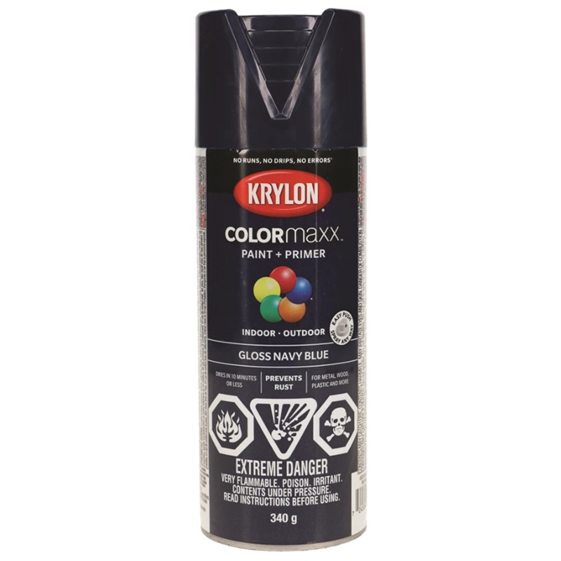 Krylon® COLORmaxx Paint + Primer GLOSS NAVY BLUE 340 g