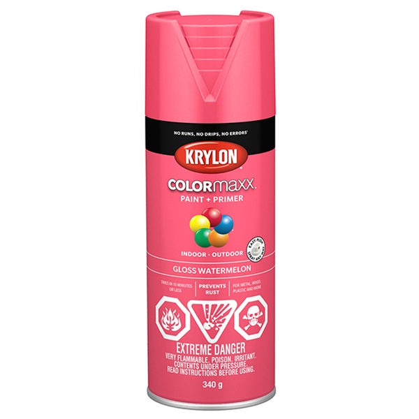 Krylon® COLORmaxx Paint + Primer GLOSS WATERMELON 340 g