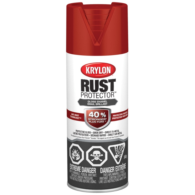 Krylon® Rust Protector™ with Anti-Rust Technology™ Aerosol Paint Gloss Cherry Red 340 g