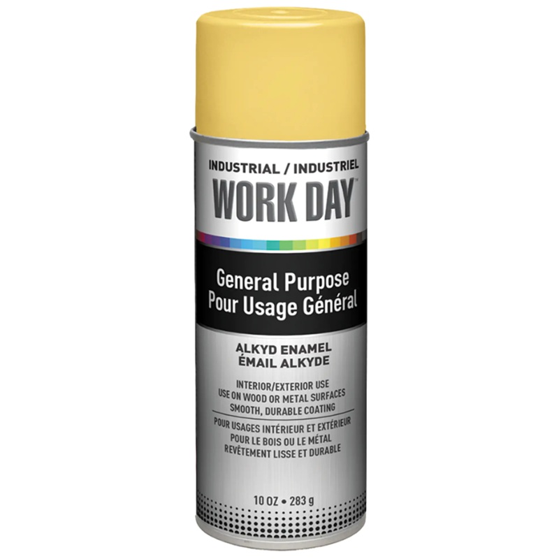 Work Day™ Aerosol Enamel Paint Yellow 283 g