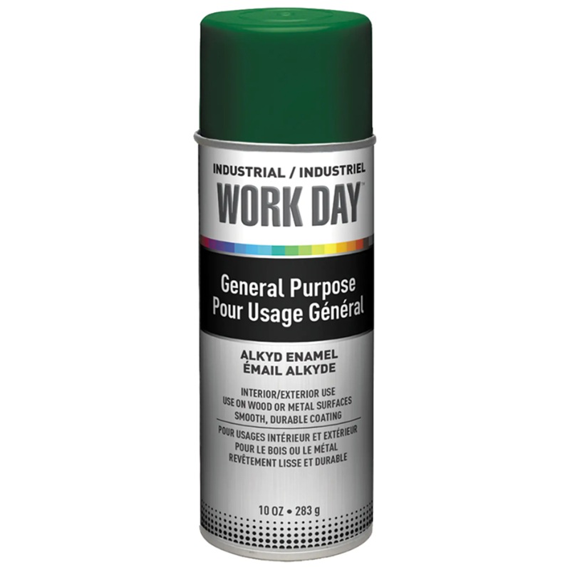 ENAMEL PAINT GREEN WORK DAY GREEN 454G