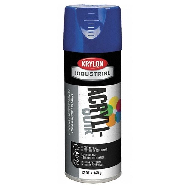 Krylon® Industrial Acryli-Quik™ Paint True Blue (OSHA Safety Blue) 340 g
