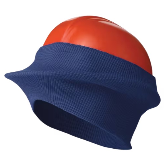 Doublure tubulaire bleue marine pour casque de sécurité