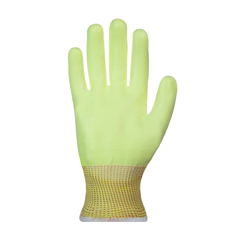 TenActiv Pro™ hi-viz cut-resistant coated gloves with non-marring palms, S