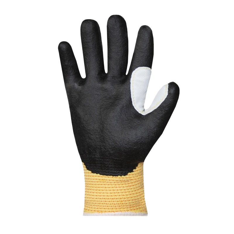 ParaActiv™ cut-resistant coated gloves with reinforced leather thumb crotch, L