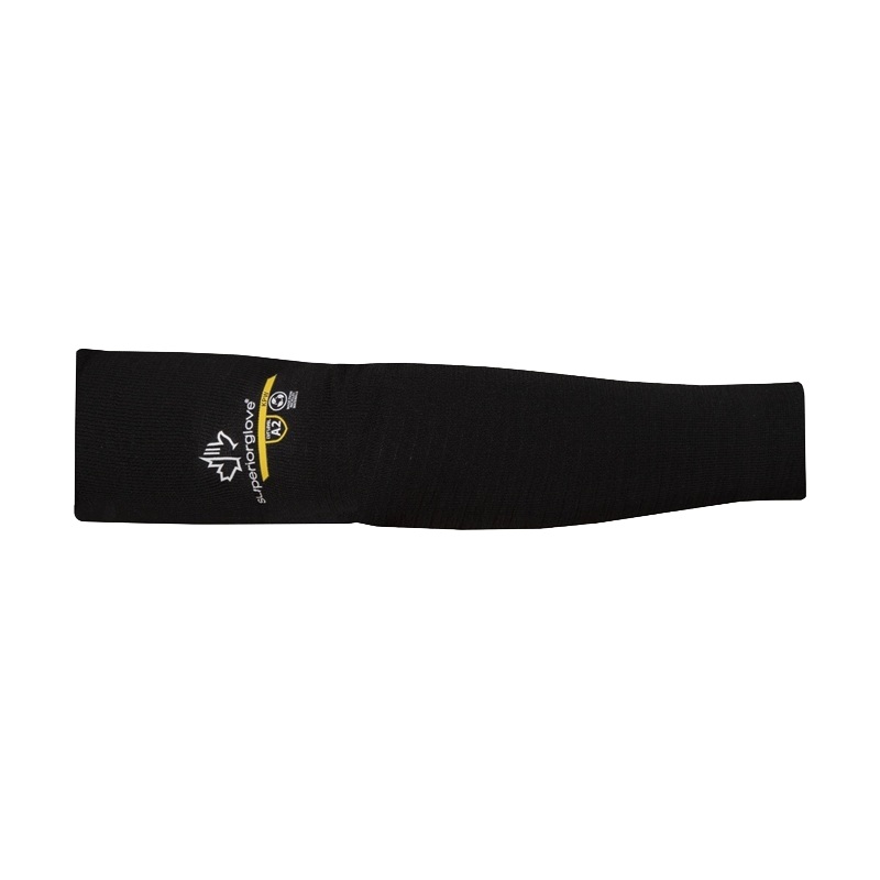 KnitActiv Pro™ low cut-resistant black sleeves 14 in long with thumbholes, L