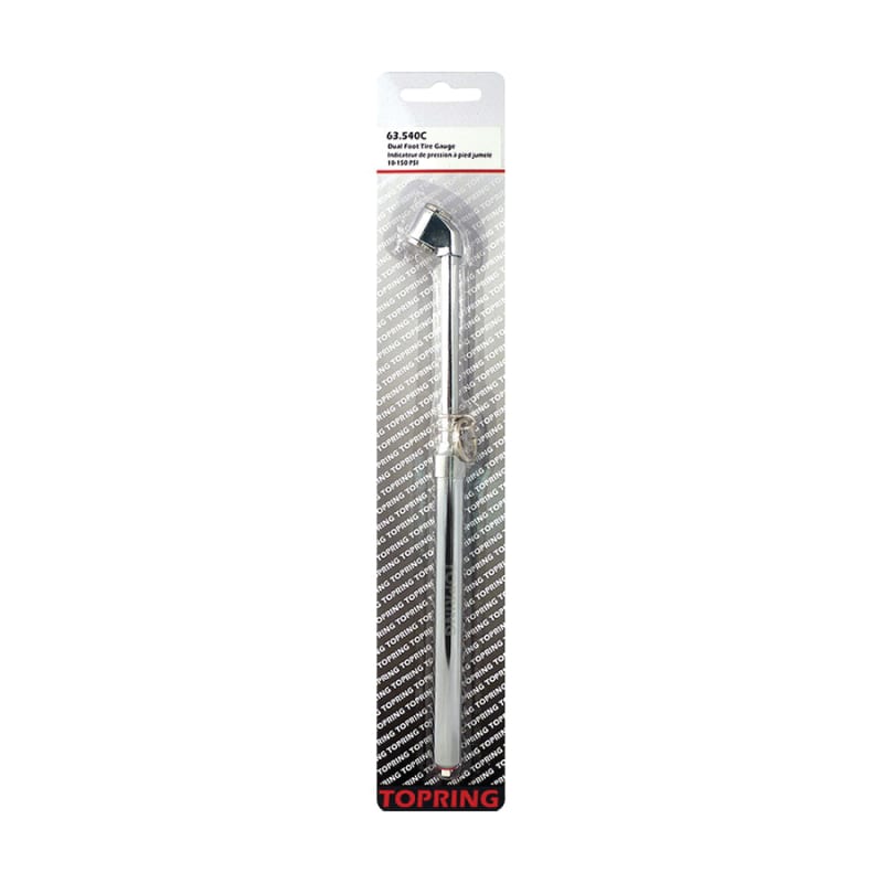 30 cm dual head tire pressure gauge 10 to 150 PSI