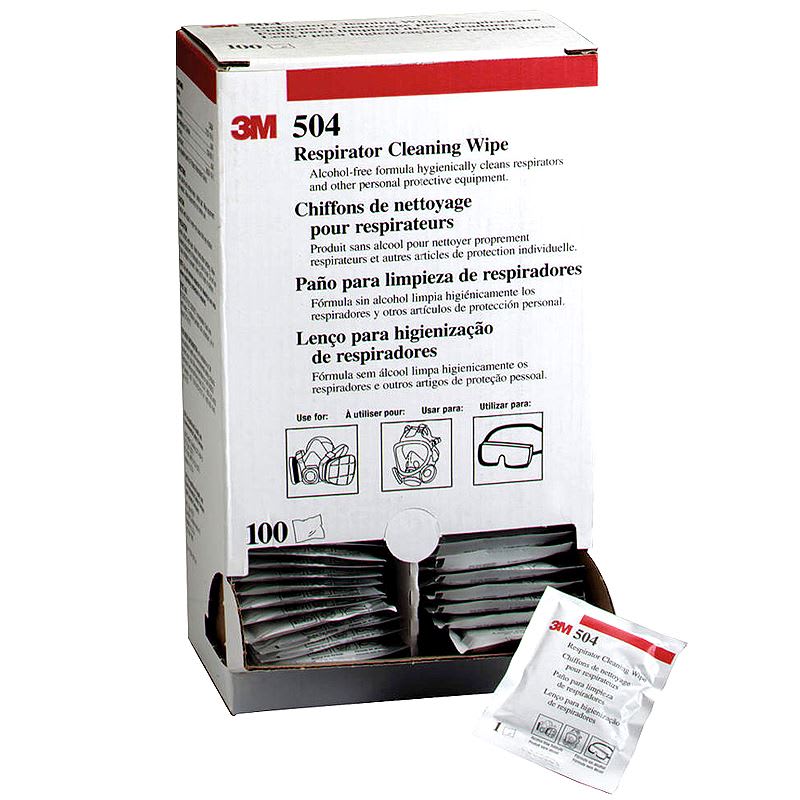 3M™ alcohol-free respirator cleaning wipes