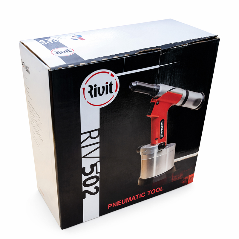 RIV 502® hydropneumatic riveter for 3/32 to 5/32 rivets