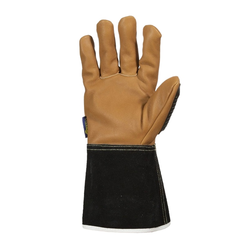 Endura Pro™ arc flash-rated leather gloves with impact and cold protection down to -10°C, L