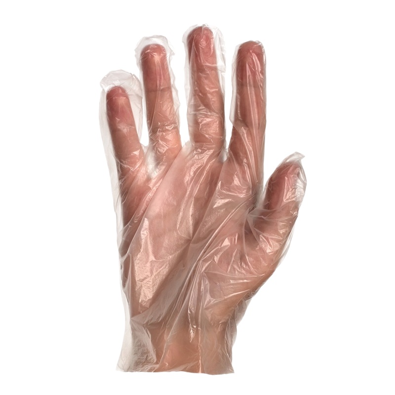 KeepKleen® loose-fit polyethylene disposable gloves transparent, S