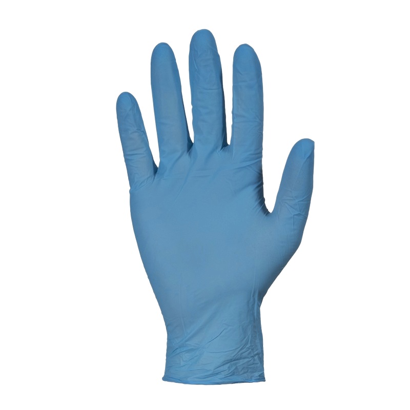 KeepKleen® medical-grade nitrile disposable gloves 4 mil blue, L