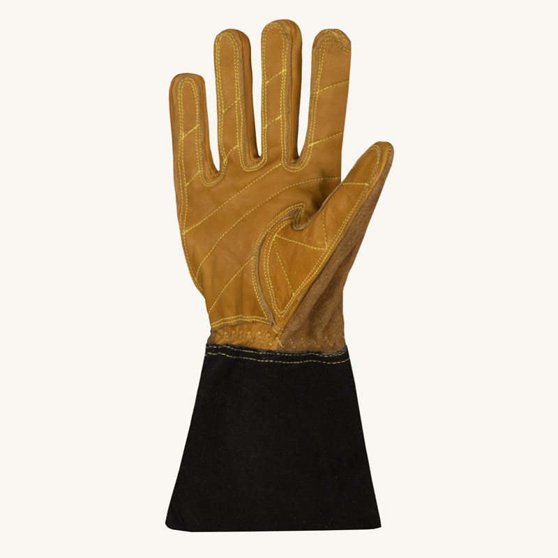 Endura® liquid and heat-resistant leather gloves, S