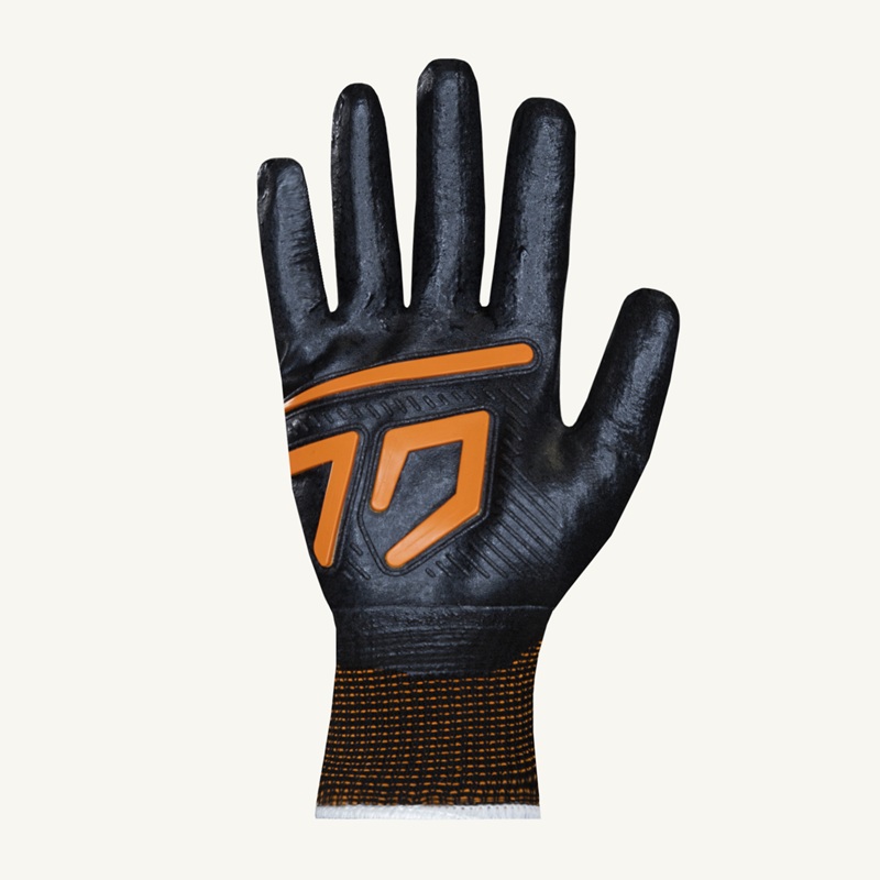 KnitActiv™ coated gloves with patented palm strips for enhanced grip and durability, L