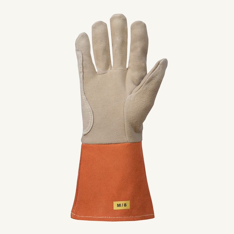 Endura® leather TIG welding gloves with heat protection and enhanced sensitivity, M