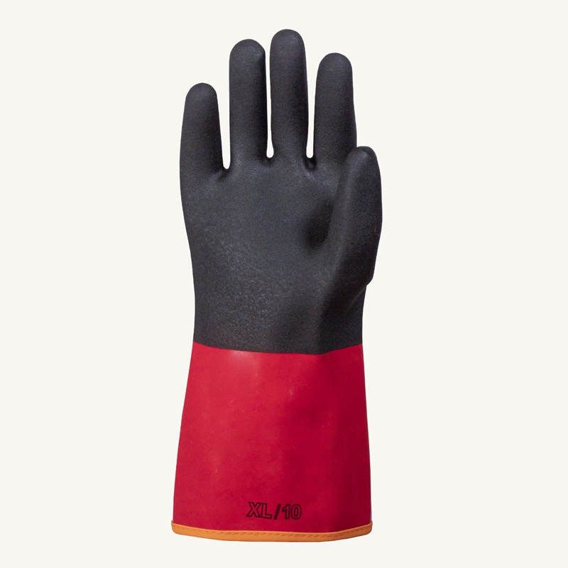 SolvStop Pro™ fully coated waterproof chemical-resistant gloves with cut protection, L