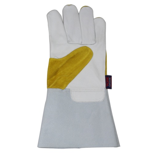 Tuff Grade™ split cowhide leather welding gloves, L