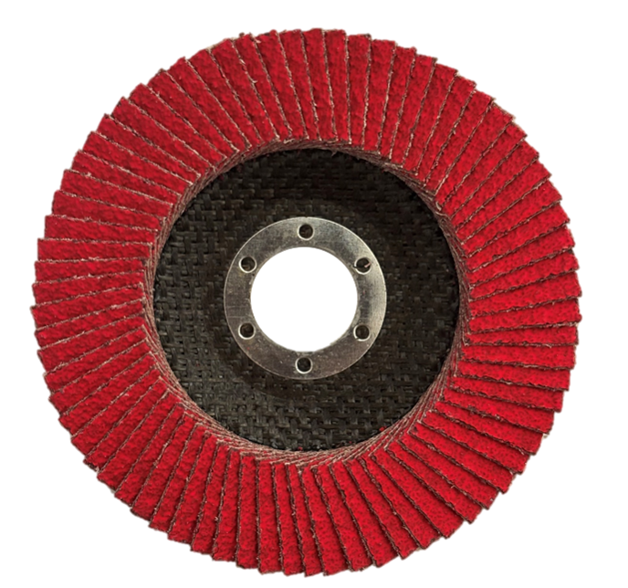 Disque à lamelles céramique FASCUT™ 4-1/2 po X 7/8 po type 27F grain 120