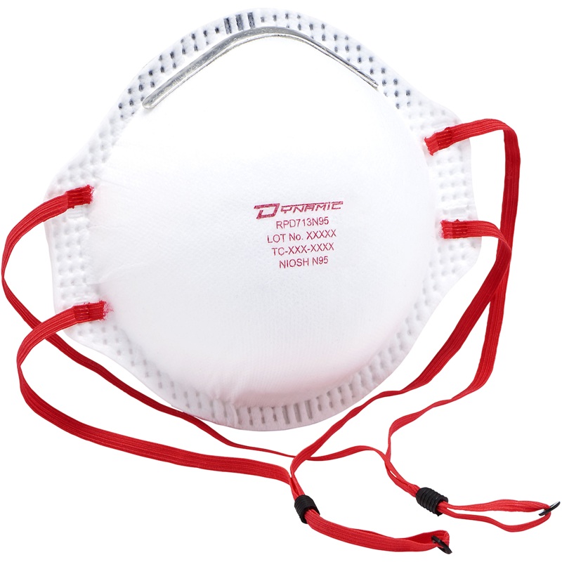 Respirateurs contre les particules jetables Dynamic™ homologué N95