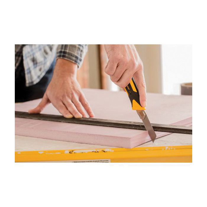 COUTEAU GLISSIERE OLFA LA-X POIGNEE CAOUTCHOU