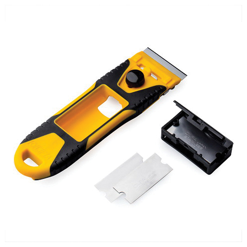 Grattoir à vitre Olfa® GSR-2 40 mm avec lame en acier inoxydable (6 lames incluses)
