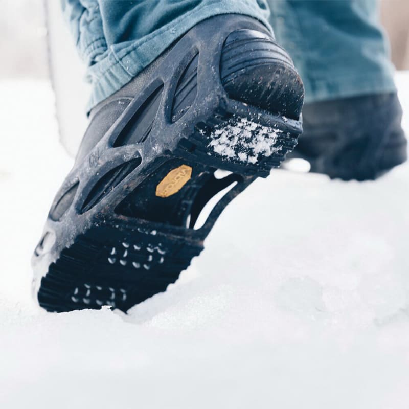 Semelles antidérapantes complètes à crampons noires, L (paire)
