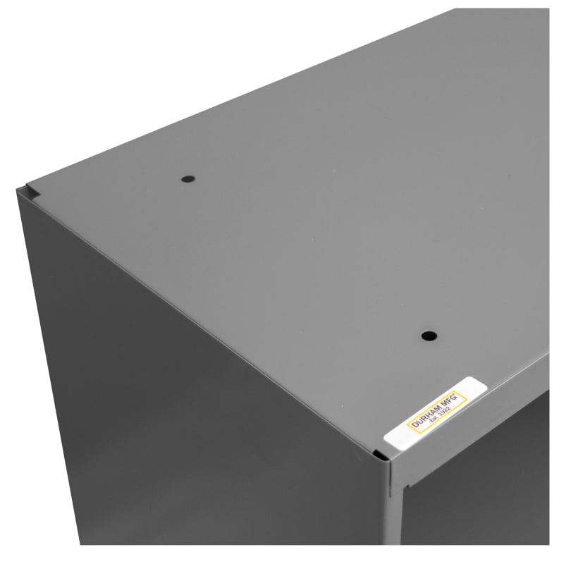 8 COMPARTMENT BIN GREY